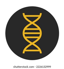 Dna Line Vector Icon which can easily modify or edit

