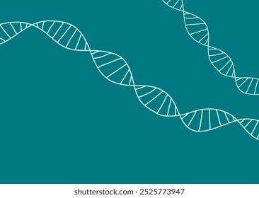 DNA linear design for medical background