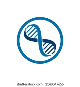 DNA Logo can be use for icon, sign, logo and etc