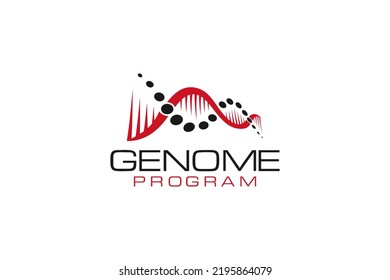 DNA logo Deoxyribonucleic acid  Genetic human molecular genome program Biological Technologies