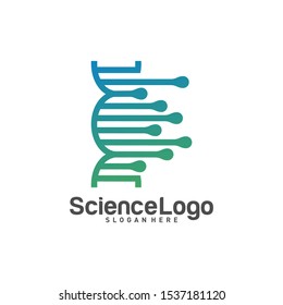 
DNA Logo Design Concept Vector. Creative DNA Logo Template. Icon Symbol