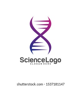 
DNA Logo Design Concept Vector. Creative DNA Logo Template. Icon Symbol