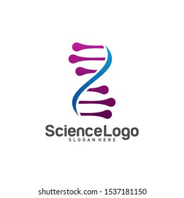 
DNA Logo Design Concept Vector. Creative DNA Logo Template. Icon Symbol