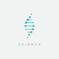 Modèle De Création De Logo ADN.icône Pour La Science-technologie