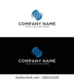 DNA logo design template.icon for science technology