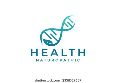 DNA logo design template.icon for science technology