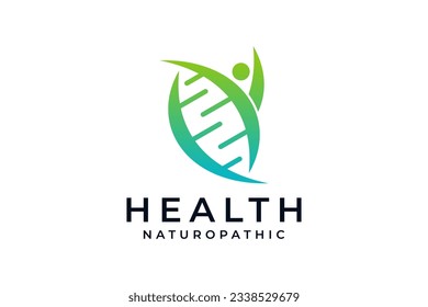 DNA logo design template.icon for science technology