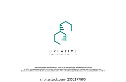 DNA logo design template.icon for science technology