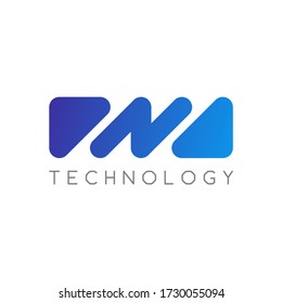 DNA Logo Design Vector Template