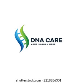 DNA Logo, Healthy Care Logo Design