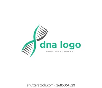 DNA Logo Icon Design Vector