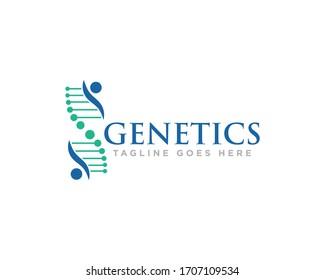 DNA Logo Icon Design Vector