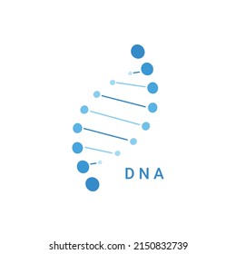 Dna Logo Icon Structure Molecule Vector Stock Vector (Royalty Free ...