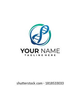 dna logo icon vector isolated