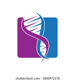 Symbol des DNA-Logos, Vektorvorlage 01 mit hochwertiger Datei