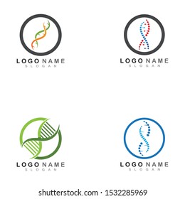 DNA logo and symbol template icon