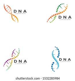 DNA logo and symbol template icon