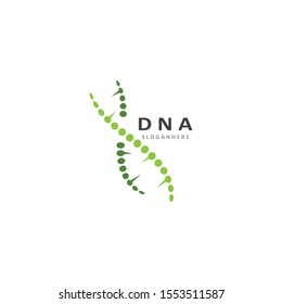DNA logo and symbol  template vector app