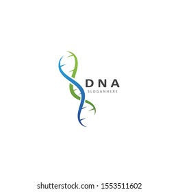 DNA logo and symbol  template vector app