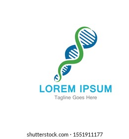 DNA Logo Template Design Vector, Emblem, Design Concept, Creative icon