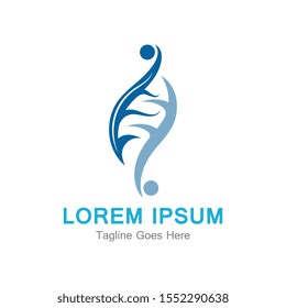 DNA Logo Template Design Vector, Emblem, Design Concept, Creative icon