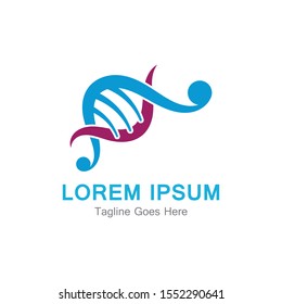 DNA Logo Template Design Vector, Emblem, Design Concept, Creative icon