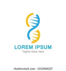 DNA Logo Template Design Vector, Emblem, Design Concept, Creative icon