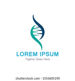 DNA Logo Template Design Vector, Emblem, Design Concept, Creative icon