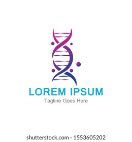 DNA Logo Template Design Vector, Emblem, Design Concept, Creative icon