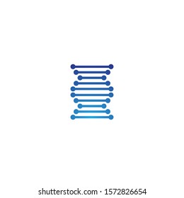 DNA logo template vector icon design
