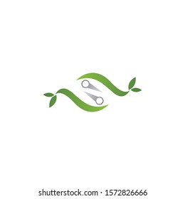 DNA logo template vector icon design