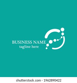 DNA logo template vector icon design