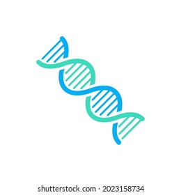 DNA logo template vector icon