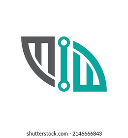 DNA logo template vector icon