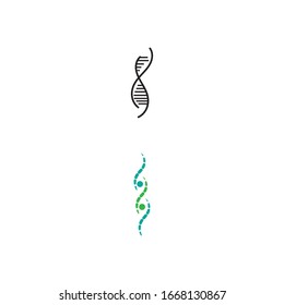 DNA Logo Template vector symbol nature