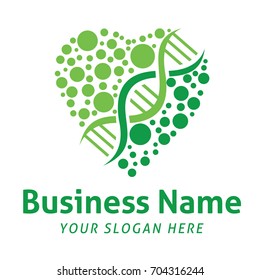 DNA Logo Vector 