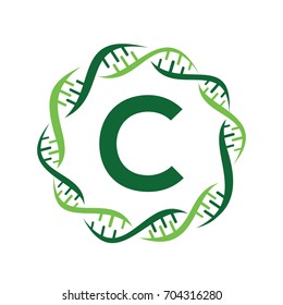 DNA Logo Vector 