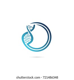 DNA Logo Vector Eps 10