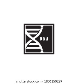 DNA logo vector illustration design bacground