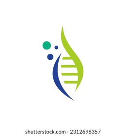 Dna logo vector image graphic