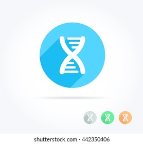 DNA Long Shadow Icon