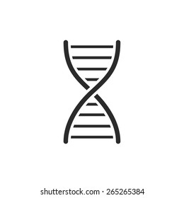 DNA, modern flat icon