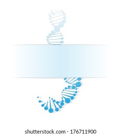 DNA molecular structure of planar elements texture
