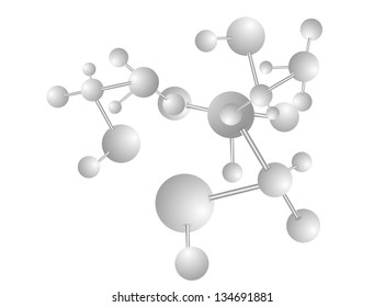 Dna molecule, abstract background