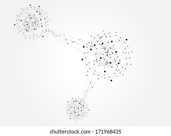 dna molecule, abstract background 