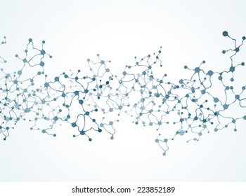 dna molecule, abstract background