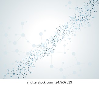 DNA molecule, abstract background