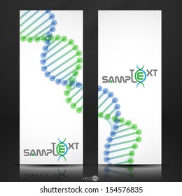 DNA Molecule Background.  Vector Illustration. Eps 10.
