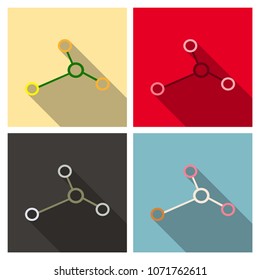 DNA Molecule Bio abstract Logo design vector template.Bionic Technology laboratory Logotype concept icon.