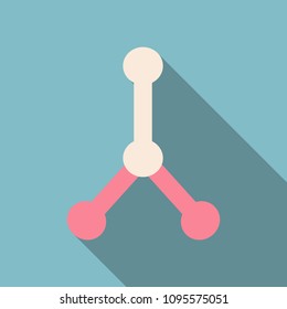 DNA Molecule Bio abstract Logo design vector template.Bionic Technology laboratory Logotype concept icon.